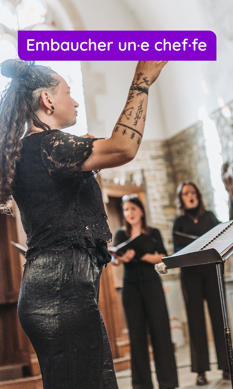 Embaucher un·e chef·fe de choeur