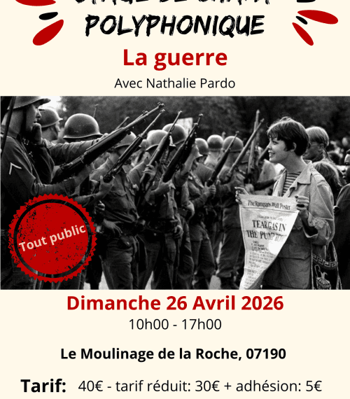 Stage de chant polyphonique - La Guerre